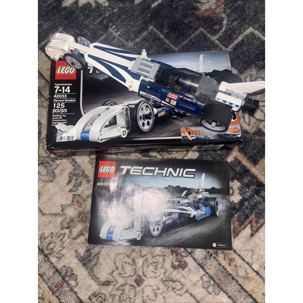 LEGO Technic Record Breaker Dragster Car Drag Racer 42033